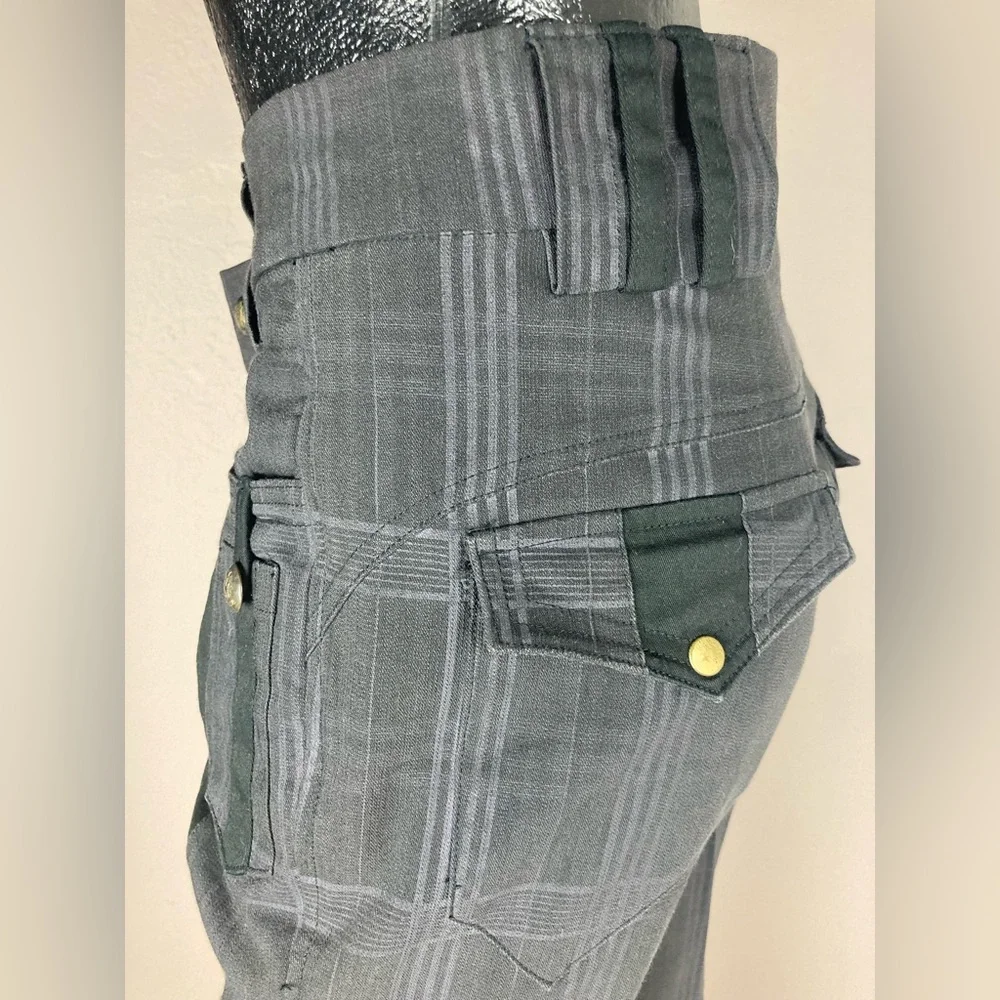 Steam Trunk Plaid Steampunk Pants - Picture 10 of 16
